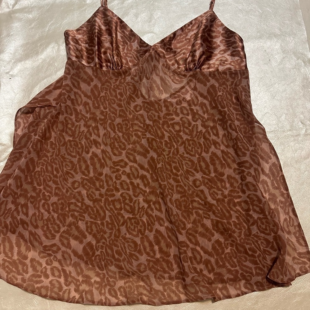Victoria's Secret Brown Patterned Camisole